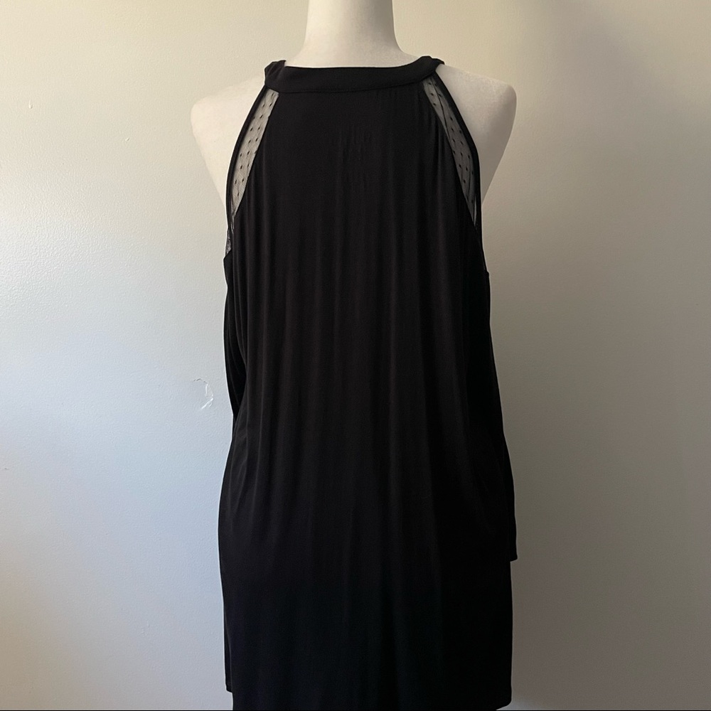Super Soff Mesh Cold Shoulder Tee